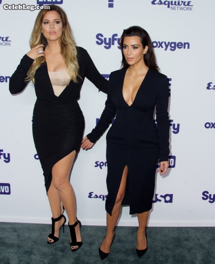 Khloe Kardashian和Kim Kardashian姐妹俩选一个按F进入（第6张/共8张）