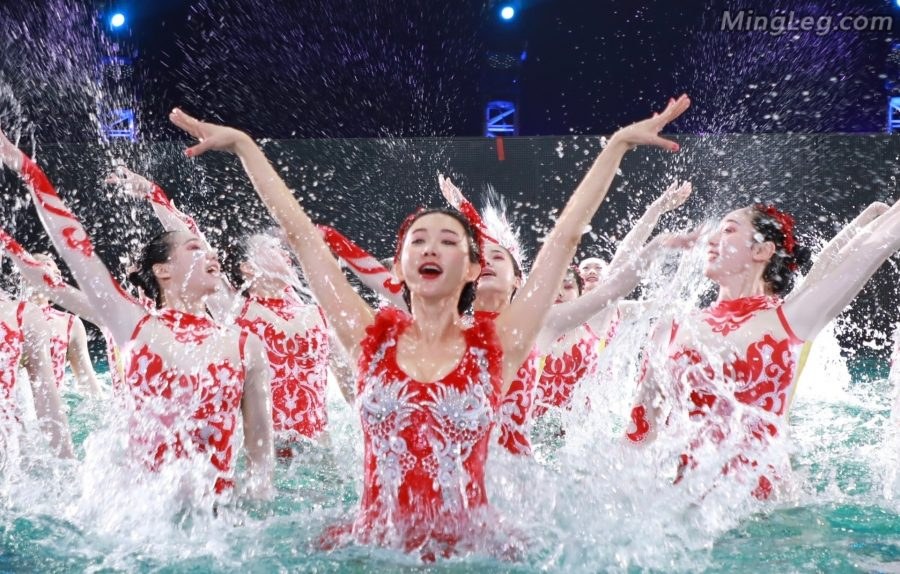 林志玲湿身表演水上芭蕾效果震撼的确真女神（第10张/共10张）
