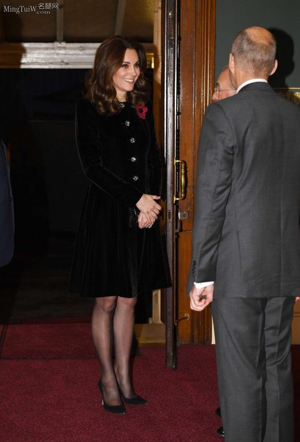 Kate Middleton王妃的黑丝袜高跟（第3张/共6张）
