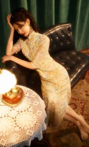 陈钰琪拍摄复古美照穿上旗袍展露迷人曲线（第2张/共6张）